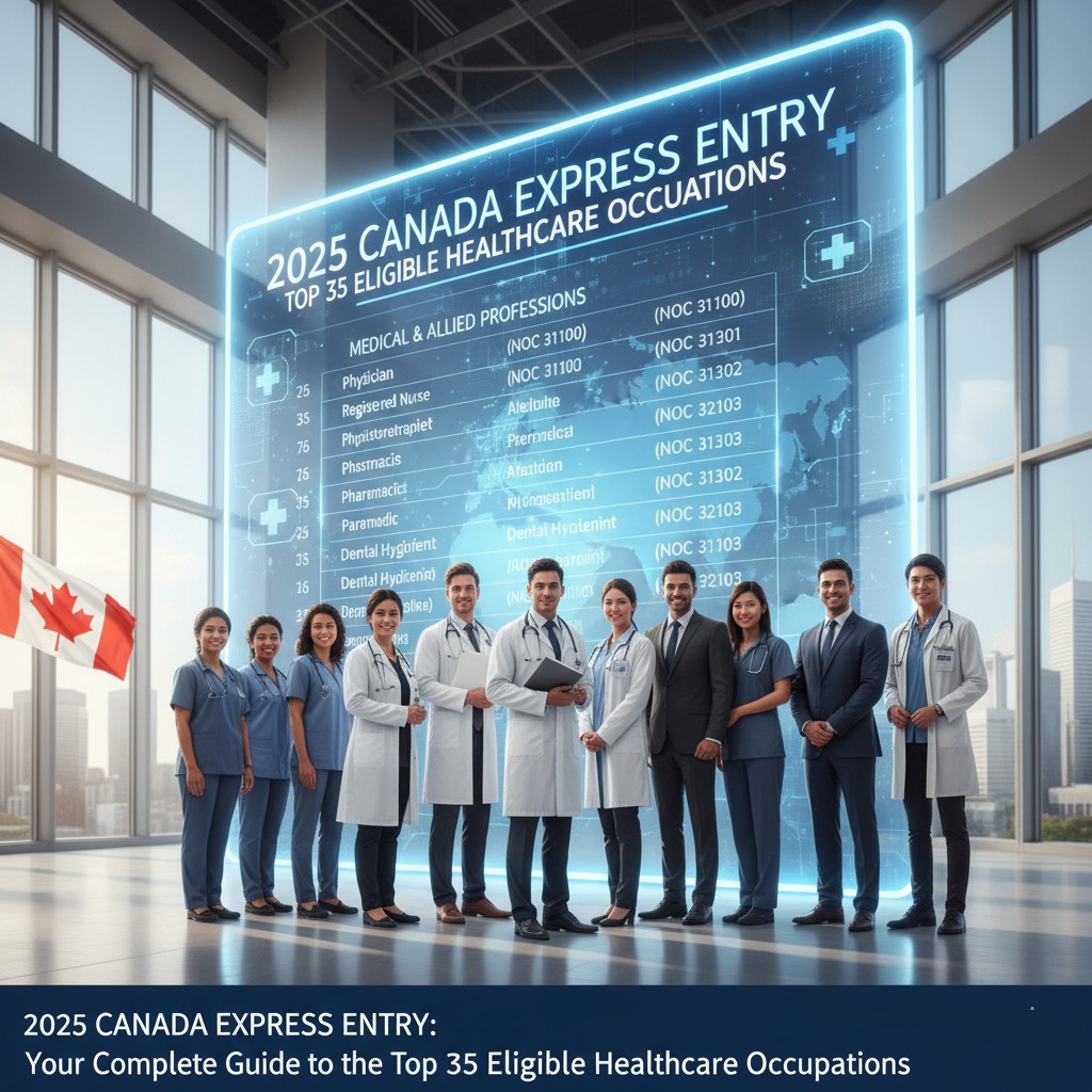 2025 Canada Express Entry: Your Complete Guide to the Top 35 Eligible Healthcare Occupations