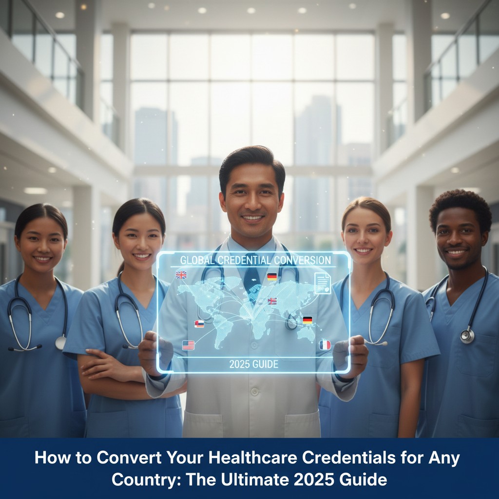 How to Convert Your Healthcare Credentials for Any Country: The Ultimate 2025 Guide