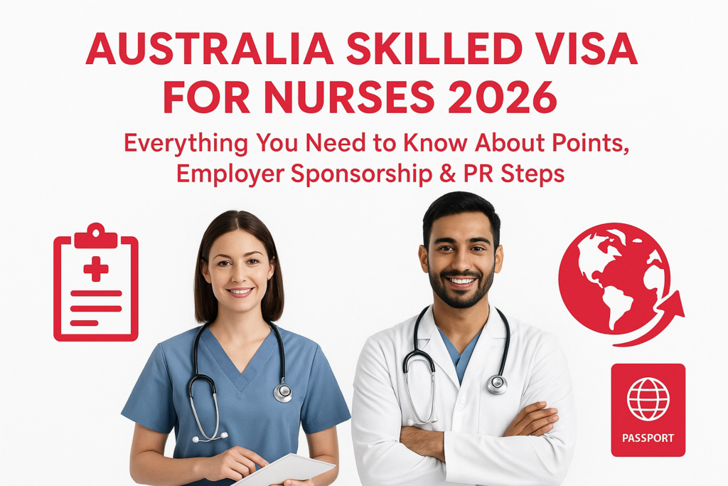 Australia Skilled Visa for Nurses 2026: Everything You Need To Know About Points, Employer Sponsorship & PR Steps