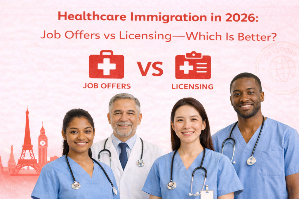 Healthcare Immigration in 2026: Job Offers vs Licensing—Which Is Better?