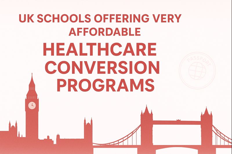 UK Schools Offering Very Affordable Healthcare Conversion Programs